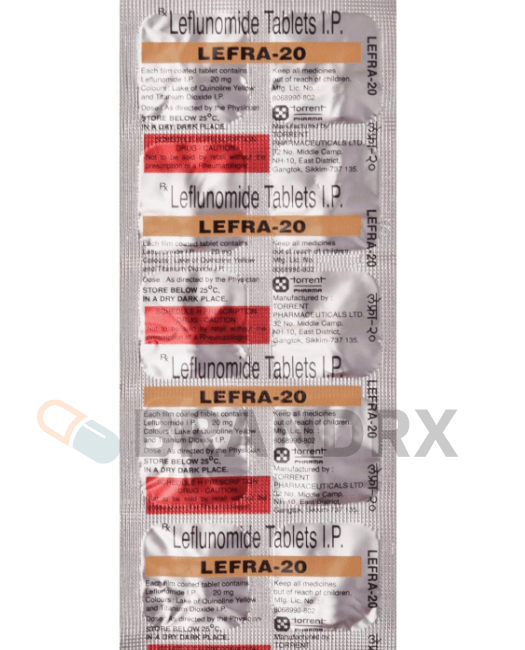 Lefra 20 mg Torrent Pharmaceuticals Ltd.